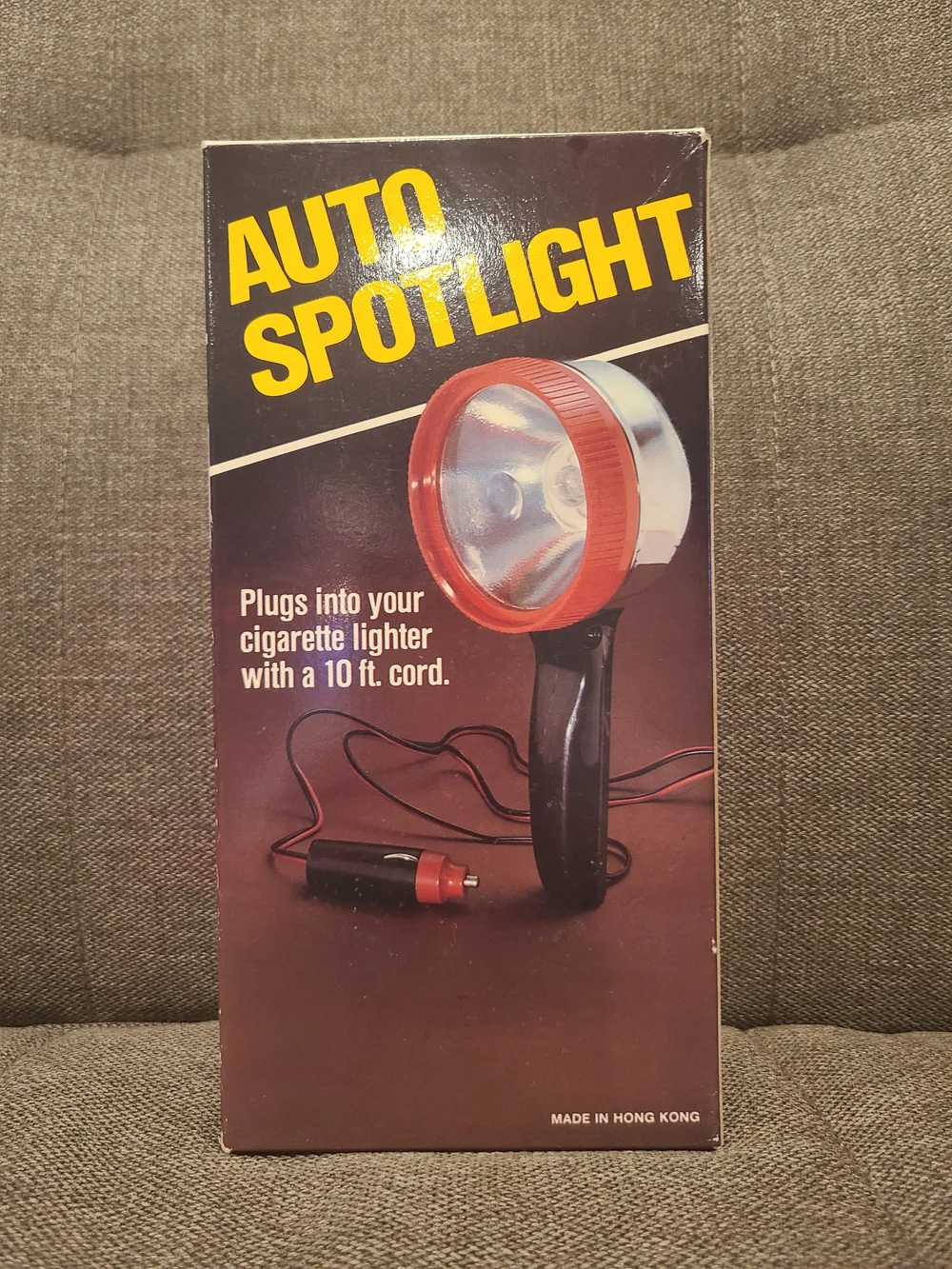 Auto Spotlight Handheld Car Spotlight - Red/Black
